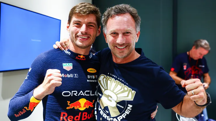 Max Verstappen y Christian Horner