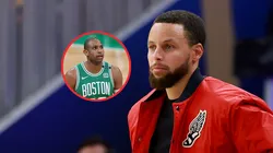 Al Horford y Stephen Curry.