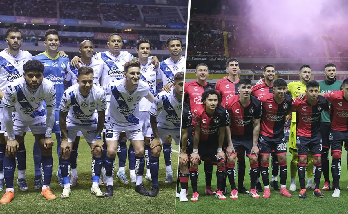 Las alineaciones de Club Puebla vs. Atlas por el Apertura 2025