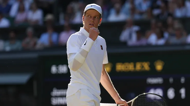 Jannik Sinner en Wimbledon 2025