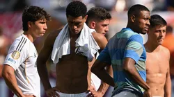 Jugadores de Real Madrid tras la derrota ante PSG en el Mundial de Clubes