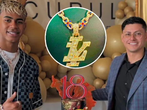 Cuánto cuesta la cadena que utilizó Lamine Yamal en los festejos de su cumpleaños