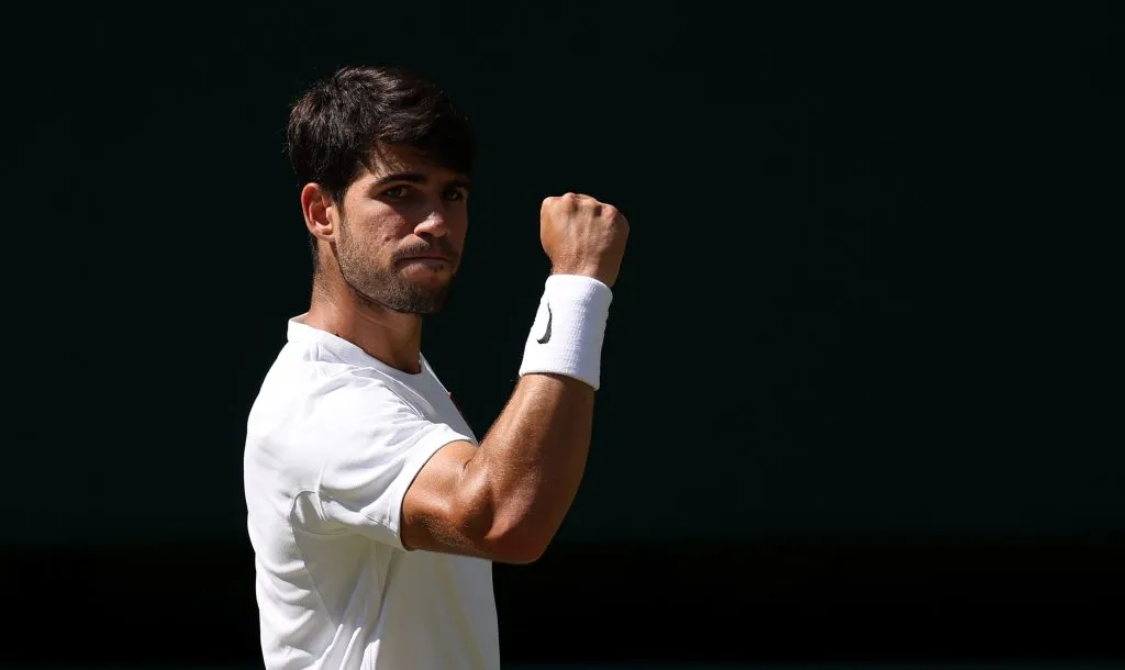 Según la IA, Carlos Alcaraz será el campeón de Wimbledon 2025 (Getty Images)