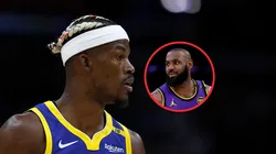 Jimmy Butler y LeBron James.