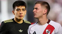 Gilberto Mora y Franco Mastantuono