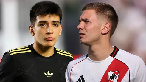 Gilberto Mora y Franco Mastantuono