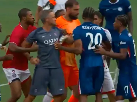 Luis Enrique perdió la cabeza y golpeó a Joao Pedro frente a las cámaras