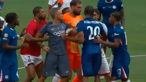 Luis Enrique perdió la cordura y golpeó a Joao Pedro tras la derrota del PSG