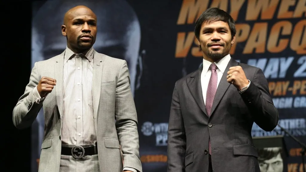 Las fortunas de Manny Pacquiao y Floyd Mayweather son muy distintas.