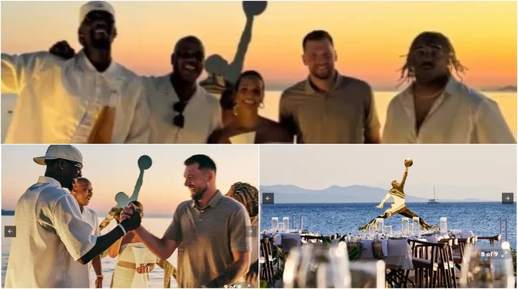 Doncic en el evento de Air Jordan. (Foto: X )