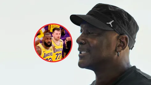 LeBron James, Luka Doncic y Michael Jordan.