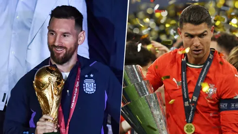 Los títulos que ganaron Lionel Messi y Cristiano Ronaldo en su carrera