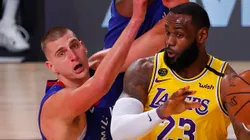 Nikola Jokic y LeBron James.
