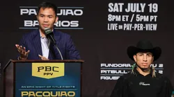 Manny Pacquiao y Mario Barrios están listos para enfrentarse este sábado 19 de julio.