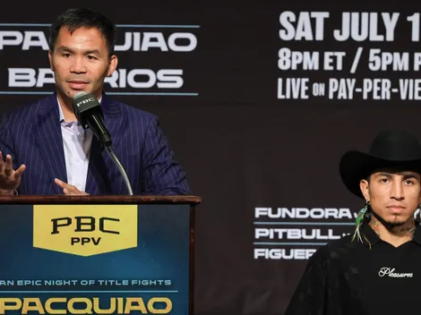 Manny Pacquiao y Mario Barrios tuvieron sus últimas palabras antes de la pelea
