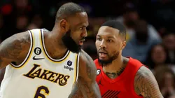 LeBron James y Damian Lillard.