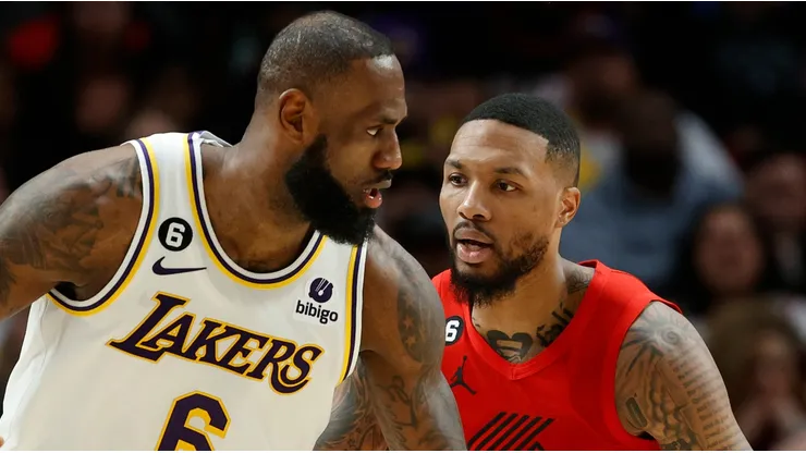 LeBron James y Damian Lillard.