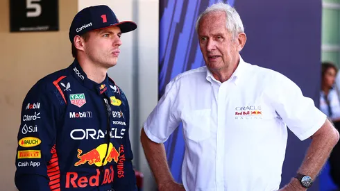 Max Verstappen y Helmut Marko
