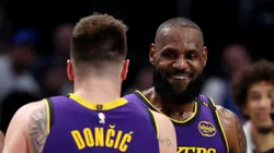 LeBron James y Luka Doncic.