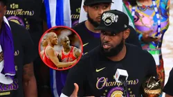 Ron Harper, Michael Jordan y LeBron James.