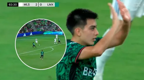 Gilberto Mora marcó el primero del team Liga MX.