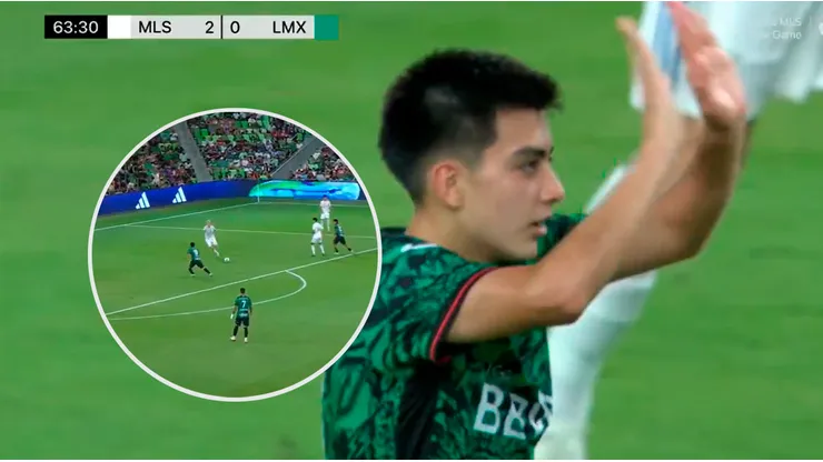 Gilberto Mora marcó el primero del team Liga MX.
