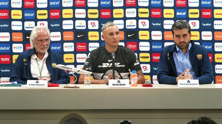 Keylor Navas fue presentado en Pumas UNAM y envió un claro mensaje a la afición