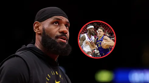 LeBron James y el nuevo fichaje de Lakers.