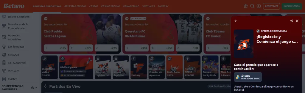 Código promocional Betano