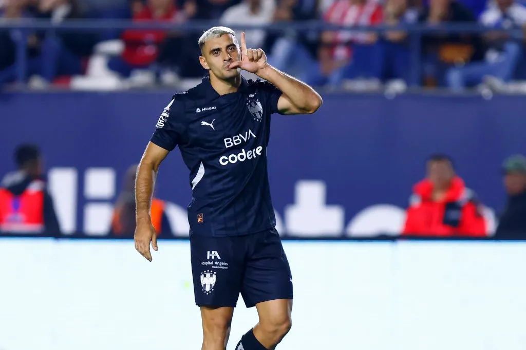Germán Berterame le dio el primer triunfo a Rayados [Foto: Getty]