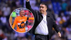 Efraín, a los pies de Navas luego del estreno.