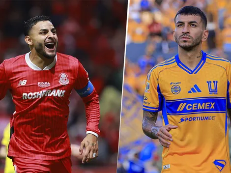 Las alineaciones de Toluca vs. Tigres por el Apertura 2025