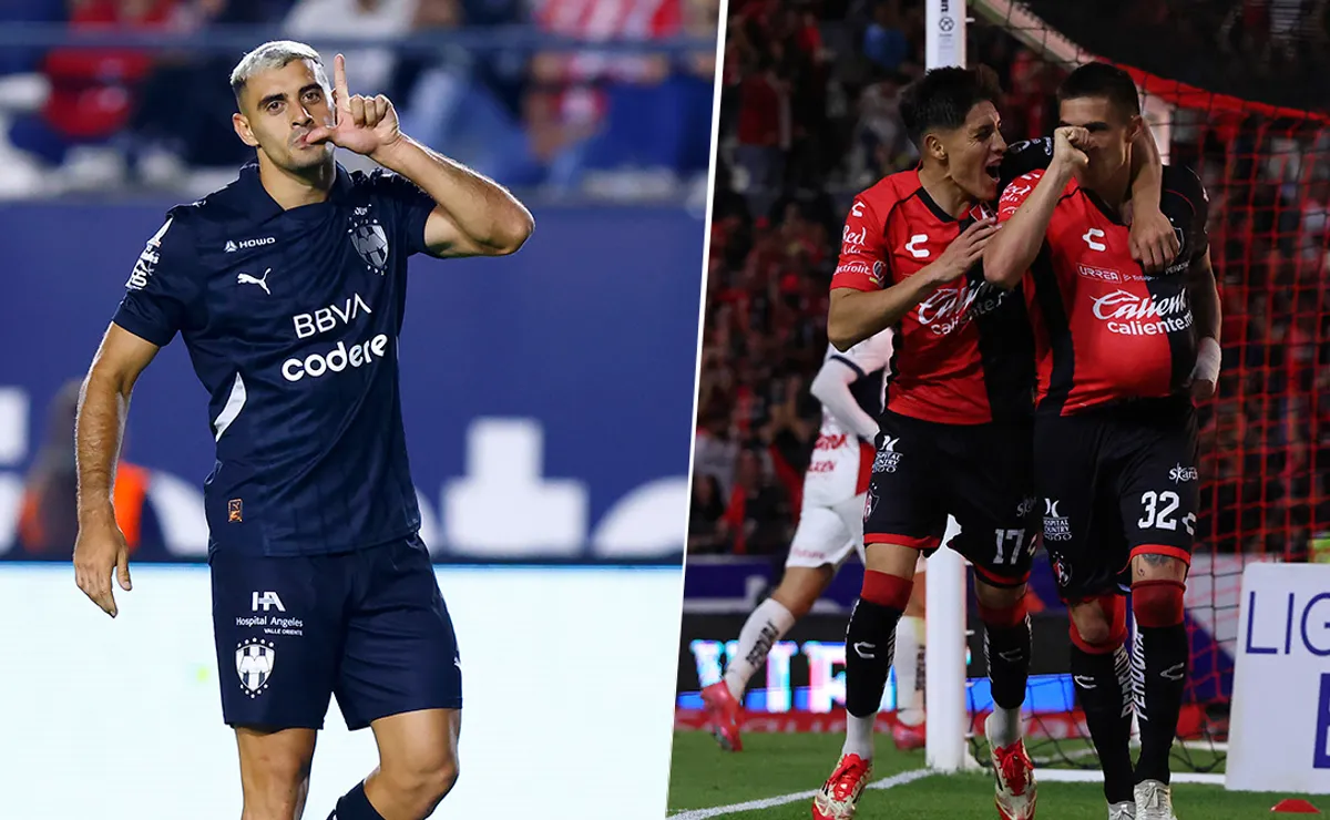 Las alineaciones de Rayados vs. Atlas por el Apertura 2025