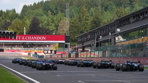 La parrilla de salida del Gran Premio de Bélgica 2025