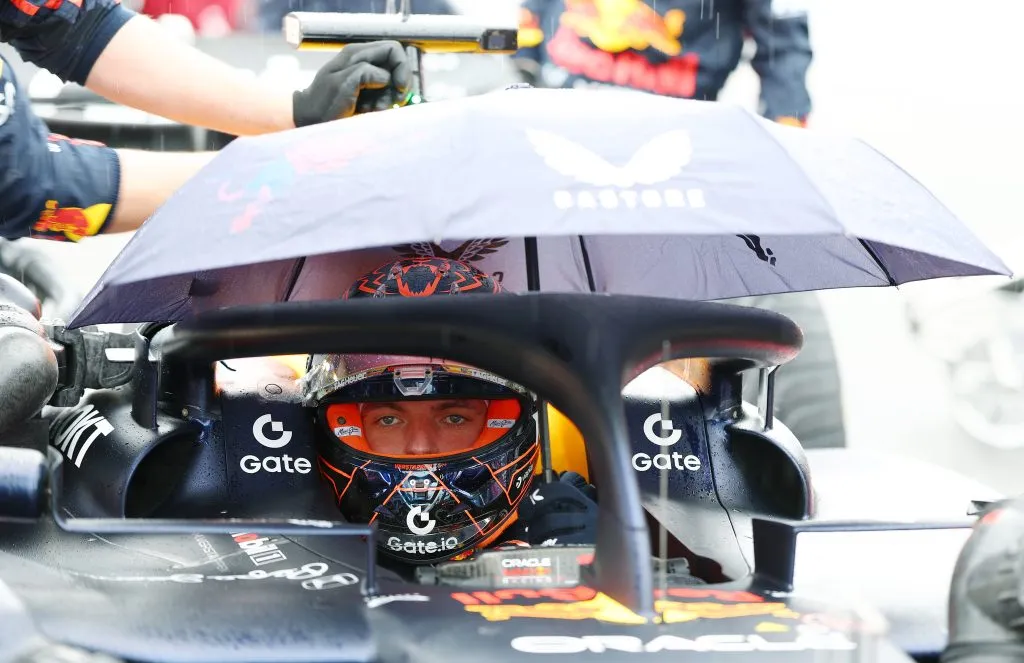 Max Verstappen en Spa-Francorchamps (GETTY IMAGES)