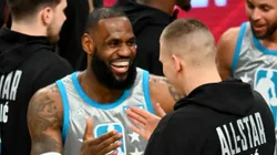 LeBron James y Nikola Jokic.