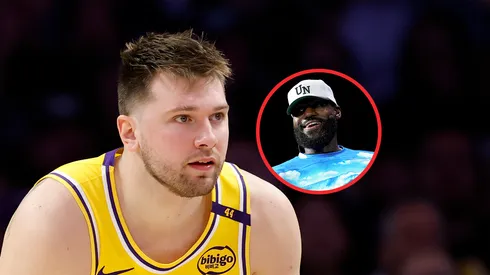 Luka Doncic y LeBron James.