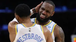 Russell Westbrook y LeBron James.