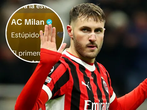 El AC Milan de Santi Giménez llamó 'estúpido' a su nuevo refuerzo