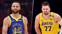 Stephen Curry y Luka Doncic