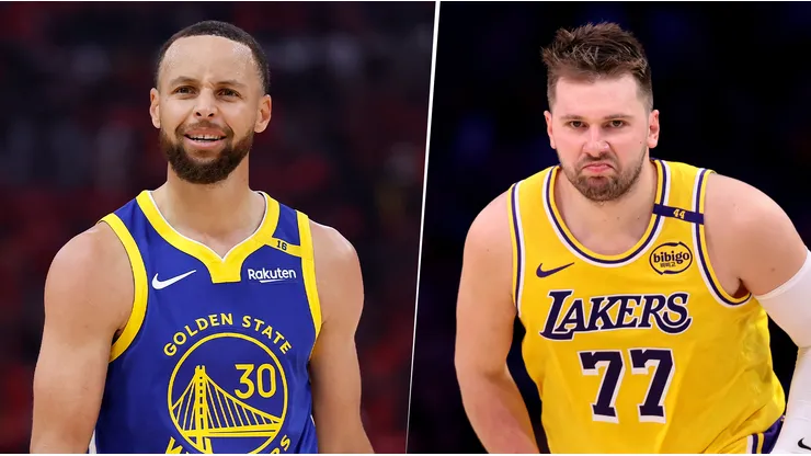 Stephen Curry y Luka Doncic