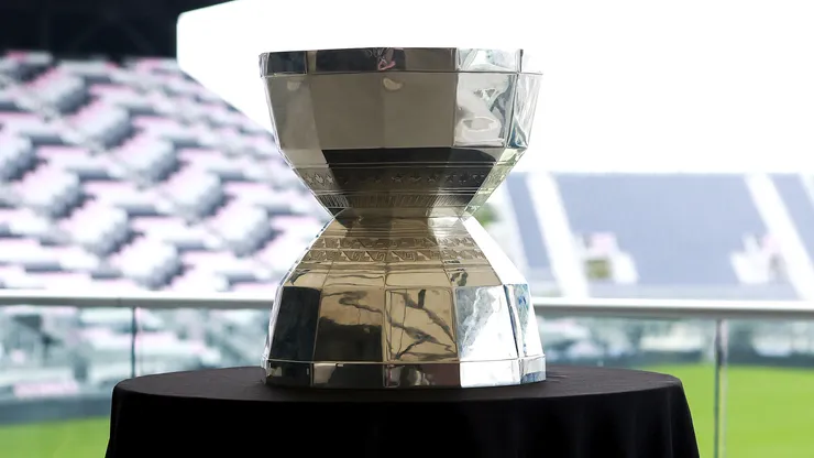 El trofeo de la Leagues Cup