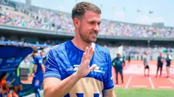 Aaron Ramsey aún no pudo debutar en Pumas.
