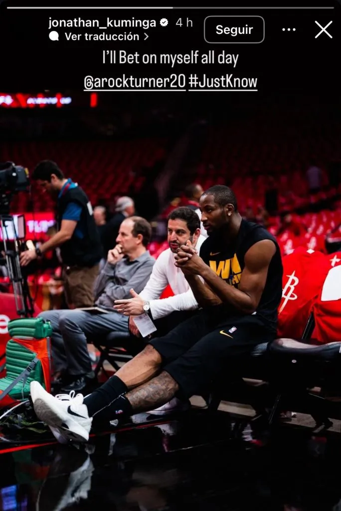 Historia de Kuminga. (Foto: Instagram / @jonathan_kumiinga)