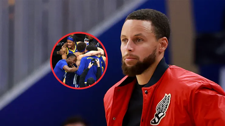 Jugadores de Warriors y Stephen Curry.