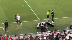 Javier Mascherano y Gonzalo Pineda tuvieron un encontronazo en el duelo entre Inter Miami y Atlas