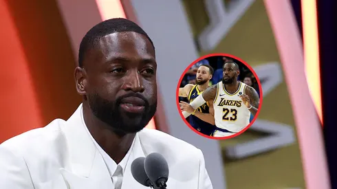 Dwyane Wade, Stephen Curry y LeBron James.