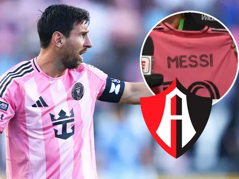 Los jugadores de Atlas que se quedaron con la playera de Messi tras la victoria de Inter Miami