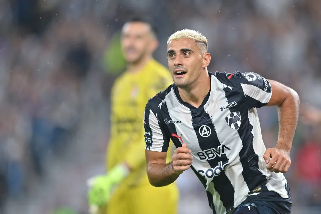 Germán Berterame en Rayados (Getty Images)