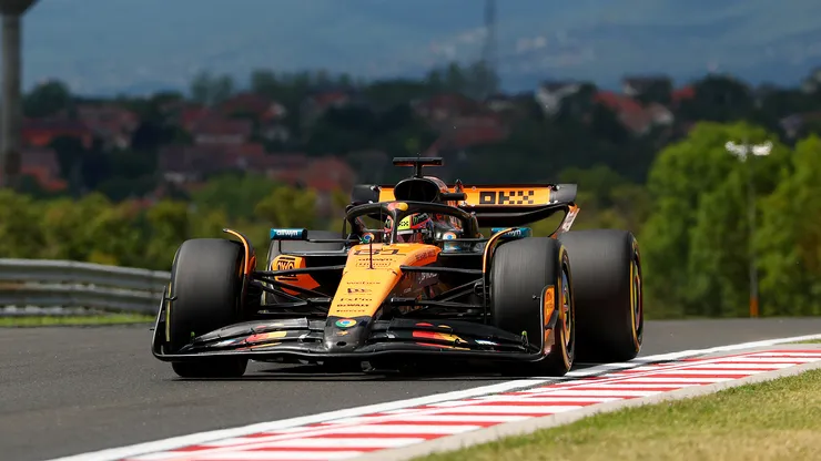Oscar Piastri en el Gran Premio de Hungría 2025